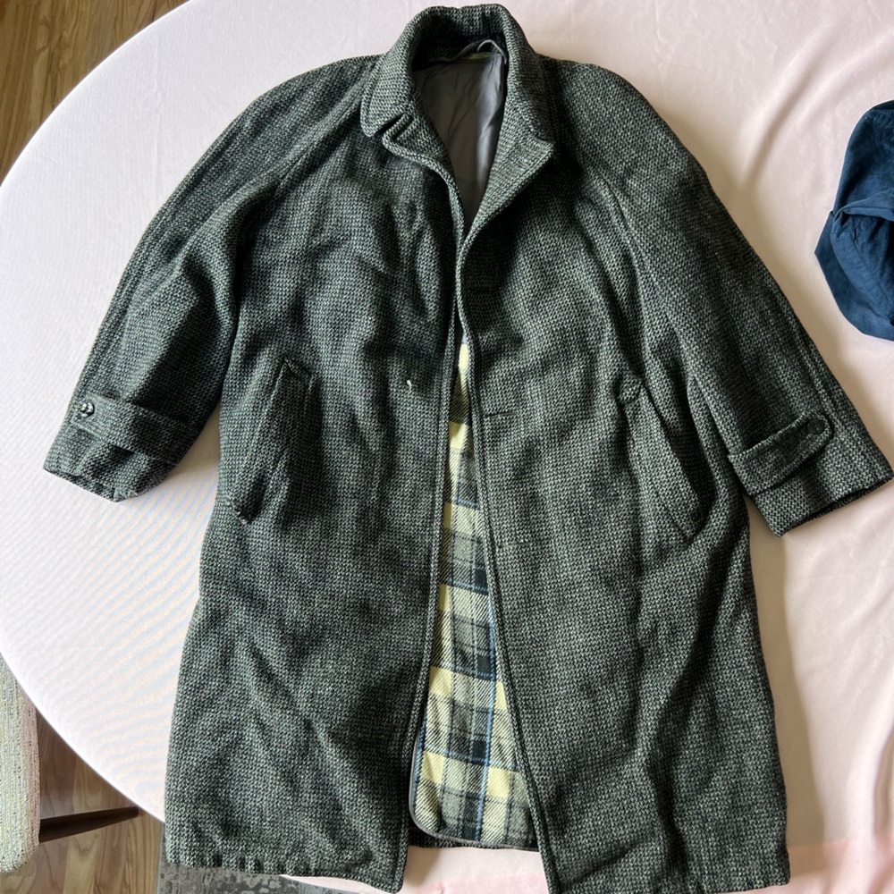 Gray tweed Lined Jacket
